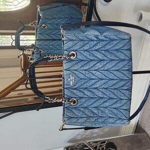Kate Spade denim 2 way bag